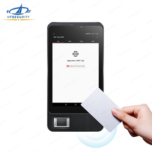 Tablette biométrique HFSecurity FP07 7 pouces <span class=keywords><strong>Android</strong></span> 4G avec lecteur de carte <span class=keywords><strong>SMS</strong></span> et scanner d'empreintes digitales pour la gestion des présences mobiles - Product Image 2