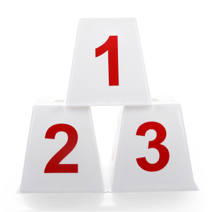 Coni di segno della pista del triangolo di velocità in plastica ABS per la zona di agilità che segna i coni per la pista <span class=keywords><strong>e</strong></span> il campo - Product Image 1