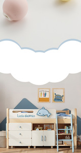 Cartoon Children's Room <b>Wardrobe</b> Cabinet Dresser Drawer Matte Ceramic <b>Small</b> Durable Modern Handle - Product Image 4