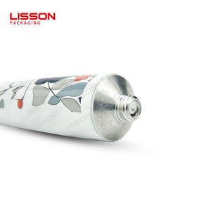 Tubos de embalaje mate cosméticos plegables de aluminio personalizados Loción de crema de manos Tubo de metal de aluminio ecológico con muestra gratis - Product Image 3