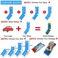 Chaussettes fantaisie colorées en coton pour hommes et femmes, motif dessin animé, transparentes, à compression, motif amusant, vente en gros
