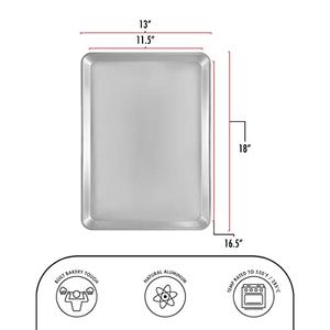 Plateau de cuisson perforé en acier inoxydable 304 de qualité alimentaire, robuste, pour four commercial, déshydrateur alimentaire, séchage - Product Image 3