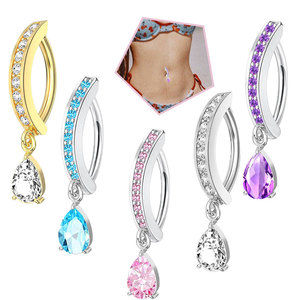 vibrating belly ring 316L Steel vibrating belly button navel jewelry main image 1