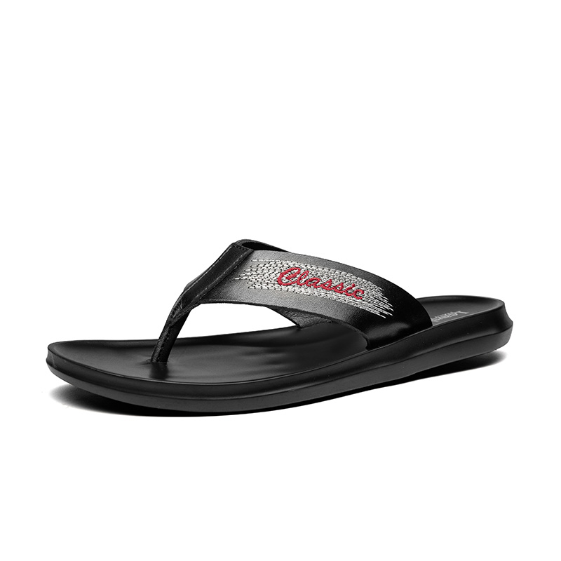 Листья Сделано в Китае, превосходное качество, роскошные Тапочки, кожаные тапочки для мужчин