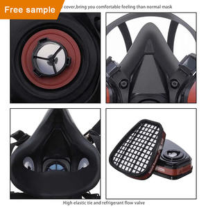 CE M401 masker Gas wajah setengah wajah anti-debu pemakaian nyaman <span class=keywords><strong>Respirator</strong></span> untuk penggunaan pertanian temperamen - Product Image 4