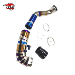 JTLD Prise d'air haute performance en alliage de titane pour BMW B58 Série G / Tuyau de suralimentation Toyota GR Supra A90 Or brûlé - Product Image 3