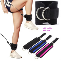 WENHAO WH-0120 Sangles brodées personnalisables écologiques à adhésif puissant simple face, support de cheville rembourré avec anneaux en D, 100 % fabriquées