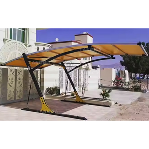 Tettoia <span class=keywords><strong>per</strong></span> <span class=keywords><strong>Auto</strong></span> in Acciaio Zincato con Protezione UV, Tetto Arcuato Impermeabile in PVDF, Tenda Moderna e Semplice <span class=keywords><strong>per</strong></span> Parcheggio <span class=keywords><strong>Auto</strong></span>, Garage Premium, <span class=keywords><strong>Tettoie</strong></span> <span class=keywords><strong>per</strong></span> Esterni - Product Image 5