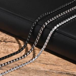 2026 Non-Tarnish Silver 18K Gold Black PVD Plated Retro Stainless Steel Stackable <b>Rope</b> Chain Fashion Men's <b>Bracelet</b> - Product Image 3
