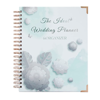 Organisateur de planification en spirale à impression personnalisée, carnet quotidien Happy Journal Book planificateur de mariage