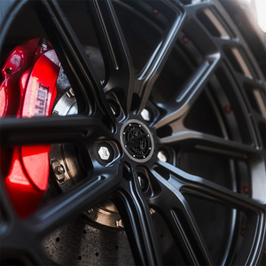 Jantes CF neuves, forgées sur mesure, haute performance, noir mat (concave), 25 mm, en alliage d'aluminium /Mercedes 5x114.3/120/130 15-26 5 - Product Image 6