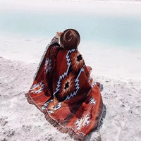 Personalisierte Foto-Baumwoll-Camping-Picknickdecke, gewebte Jacquard-Tapisserie, Instagram-Style-Decke für Sofa, Couch, Bett, leichtgewichtig