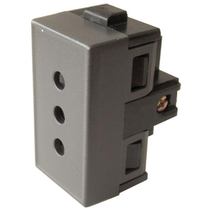Siemens 10A 250V Socket Gray Electrical Connector Plug <b>Adapter</b> - Product Image 1
