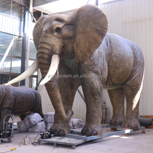 Voi animatronic kích thước thật, chất lượng cao, sống động như thật, có thể tùy chỉnh, dành cho triển lãm tại nhiều địa điểm khác nhau - Product Image 1