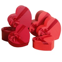 Nouvelle boîte cadeau Pulida 2026 EN STOCK en gros pour la Fête des Mères et la Saint-Valentin, grande boîte en forme de cœur rouge