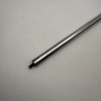 Tige de gonflage de pneu en acier inoxydable de 60 cm à manivelle, outil portable pour gonfler les pneus de camion