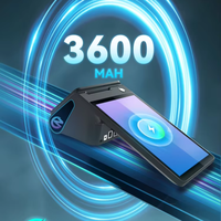 Machine POS Intelligente Z108 GMS Google Android 13 de 8 Pouces pour Restaurant avec Paiement, Imprimante NFC Intégrée 58/80, Code QR et SIM 4G