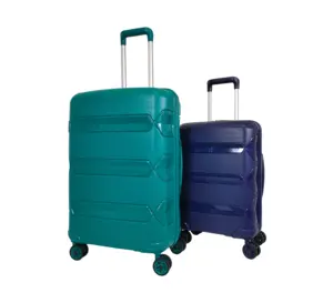 3-teiliges PP-Gepäckkofferset Fabrik Großhandel PP Reisetaschen hohe Qualität langlebig Reisetrolley kratzerfest