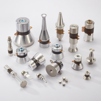 Transductor de vibración ultrasónico de cerámica piezoeléctrico de baja frecuencia 25KHz Oscilador ultrasónico para máquina de limpieza ultrasónica