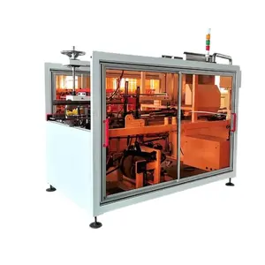 Fully automatic carton packaging machine case packer forming erecting making machine packing processing line