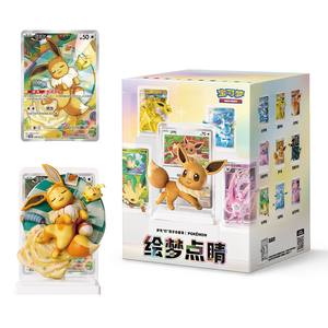 ZP 2026 8.7 Lanzamiento Chino PTCG Dream Brush Volumen <span class=keywords><strong>3</strong></span>: Eeveelutions Figura Caja de Cartas TCG Pokémon Sueños Pintados Anime Display - Product Image 2