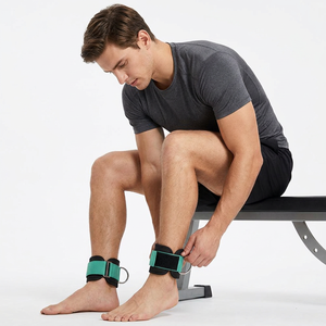 Most Demanded Hot Selling SAAR INDUSTRIES Unisex Neoprene Heavy Duty Breathable Non-Slip Ankle Strap <b>Set</b> Strength Training - Product Image 1