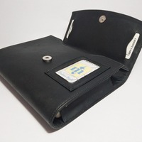 Sac à documents en PU avec logo personnalisé Haoran, format A5, prix de gros, personnalisation, sac à documents en cuir avec fermeture éclair