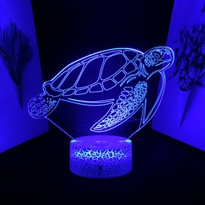 Lampe <span class=keywords><strong>de</strong></span> nuit LED à télécommande, lampe <span class=keywords><strong>de</strong></span> table 3D, lumière <span class=keywords><strong>de</strong></span> personnage <span class=keywords><strong>de</strong></span> <span class=keywords><strong>tortue</strong></span> <span class=keywords><strong>de</strong></span> <span class=keywords><strong>mer</strong></span>, boîte à lumière, décorations pour la maison, cadeaux <span class=keywords><strong>de</strong></span> Noël, articles <span class=keywords><strong>de</strong></span> dropshipping - Product Image 4