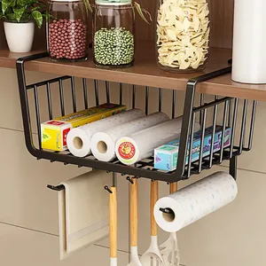<b>Kitchen</b> Drain <b>Rack</b> Stainless Steel Scouring Pad Storage Shelf Tissue Cup Holder Standing Type Multifunction Durable Waterproof - Product Image 1
