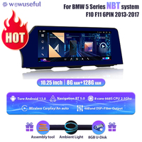 Reproductor Android 10,25 para coche de 13,0 pulgadas para BMW 5 Series F10 F11 4PIN 6PIN Ccc System 2011-17 años Dsp Stereo Radio System Navigation