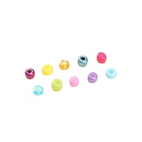 Boîte de 24 compartiments de perles de verre colorées pour la création de bijoux, accessoires faits main, matériaux pour bagues et bracelets.