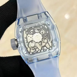 Reloj de Pulsera de Lujo con Cristal de Fibra de Carbono, Edición Limitada, Zafiro, Mecánico Automático, Tourbillon, Estilo Hip Hop, Deportivo - Product Image 5