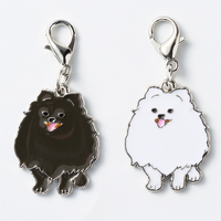 Ciondoli Portachiavi a Forma di Cani: Barboncino, Bulldog, Husky, Chihuahua - Charm per Borse e Forniture per Creazione Gioielli
