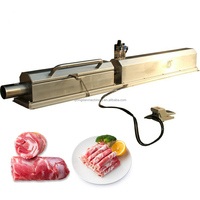 Machine multifonctionnelle de fabrication de rouleaux de viande congelés Machine de remplissage de briques de viande Machine verticale de remplissage pneumatique de rouleaux d'agneau