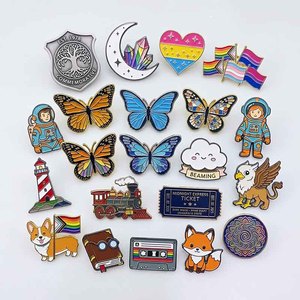 Fabricant d'articles métalliques sur mesure : badges en émail dur et souple, épingles de revers en métal avec logo personnalisé pour marque de vin - Product Image 2