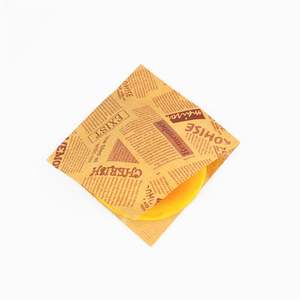 Bolsa de Papel Triangular a Medida, Resistente a la Grasa, para Pizza, Pan, Palomitas de Maíz y Papas Fritas - Product Image 4