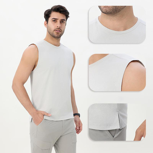 Hot Sale Men's Lightweight Dryfit Shirts Breathable Sporty Marathon <b>Running</b> Vest <b>Singlet</b> Manufactured for Athletes - Product Image 6