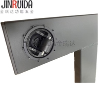Cadre de levage de bureau pneumatique à base de rouleau robuste JIN RUI DA-Télécommande sans fil, capacité de charge de 80 kg et fonctionnement silencieux