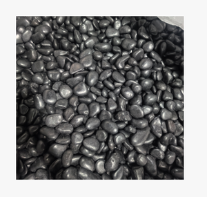 หินก้อนกรวดสีดำธรรมชาติหินแม่น้ำธรรมชาติ - Product Image 2