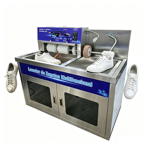 New Commercial Manual <b>Shoe</b> Washing Machine Dryer Electric 220V Stainless Steel Kellen Featuring <b>Brushes</b> 1 Year Warranty Heavy - Product Image 1
