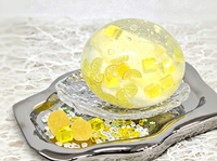 Nouvel Arrivage Balle Anti-Stress à Presser en Perles Cristallines, Effet Squishy Transparent à Remontée Lente