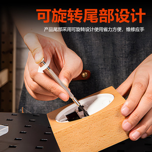 Soda Tools – jeu de tournevis de réparation de montres, 6 pièces, outil de précision magnétique à tête plate Phillips pour la réparation de téléphones portables et d'ordinateurs - Product Image 5