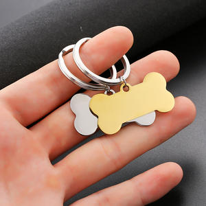 Amazon Offre Spéciale personnalisé <span class=keywords><strong>Dog</strong></span> Tags Id Tags Nom Étiquette de chien en acier inoxydable - Product Image 4
