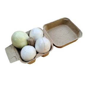 Hot bán màu khay trứng chống sốc thả kháng phân hủy sinh học bột gỗ tái chế trứng giấy Bao bì hộp - Product Image 3