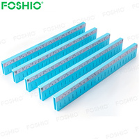 Foshio Design – Outil de découpe et de guidage pour film adhésif avec règle, 12 pouces, lot de 5 pièces