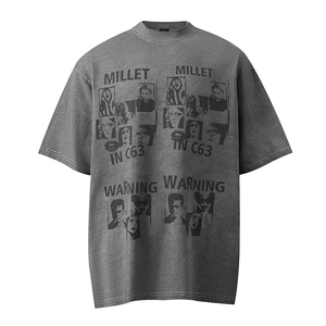 เสื้อยืดผู้ชายไซส์ใหญ่ Sebanda Blockbuster 280 กรัม สไตล์สตรีท ทรงหลวม ดีไซน์วินเทจ ตัดเย็บแบบเก่า ลุคขาดๆ ซักน้ำได้ 100% - Product Image 1