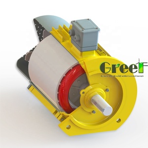Alternador PMG de alta densidad de potencia de 24 KW y 600 rpm para sistema eólico residencial - Product Image 1