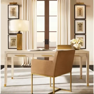Excelente calidad elegante nuevo diseño de madera hecho a mano exquisito cómodo 3 cajones muebles hogar estudio ordenador <span class=keywords><strong>Escritorio</strong></span> - Product Image 1
