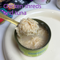 Nourriture humide pour animaux de compagnie en gros de qualité supérieure, nourriture en conserve naturelle pour chiens et chats, protéines élevées, poulet, bœuf, saumon, thon, OEM/ODM
