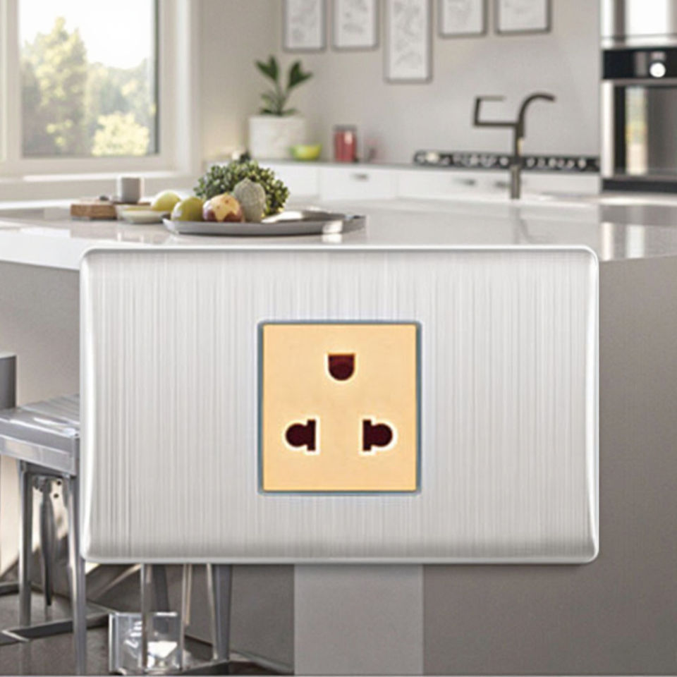 VNX American Standard Factory Supplier 16A 3 Pin Electric Universal Power Wall Socket
